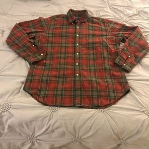 Plaid Polo By Ralph Lauren Button Down